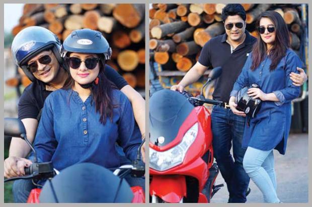 মোটরসাইকেল দুর্ঘটনায় আহত ফেরদৌস ও পূর্ণিমা