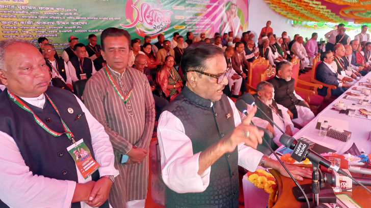 লাঠি-আগুন নিয়ে মাঠে নামলে খবর আছে: বিএনপিকে কাদের