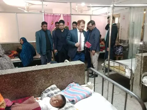 লামা উপজেলা স্বাস্থ্য কমপ্লেক্স পরিদর্শনে স্বাস্থ্য ও পরিবার কল্যাণ মন্ত্রণালয়ের যুগ্ম সচিব