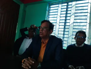 খুলনার দাকোপ প্রেসক্লাবে এমপি প্রার্থী সুনীল শুভ’র মত বিনিময়