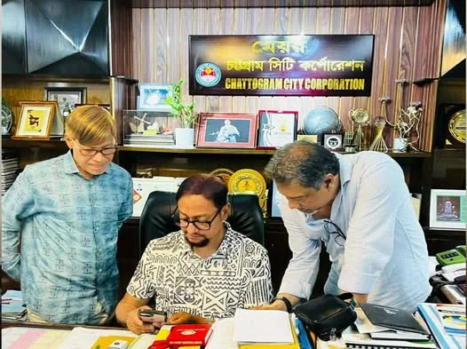 ইপিজেড থানা বিএনপি নেতাদের সঙ্গে সিটি মেয়রের বৈঠক